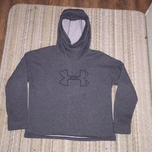 Under Armour Grey Hoodie Crop top